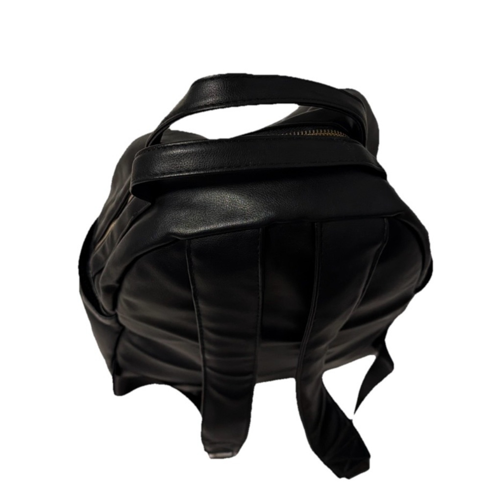 Black Backpack with white/black stripes inside, travel, laptop, school - Picture 6 of 10